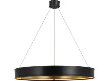 CONNERY 40" RING - Bronze pendant lamp by Visual Comfort Europe - view 2